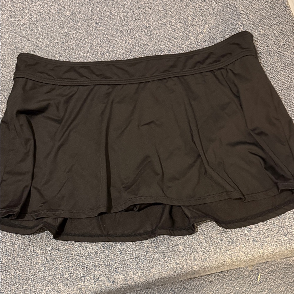 Anne Cole Black Women's Swim Skort